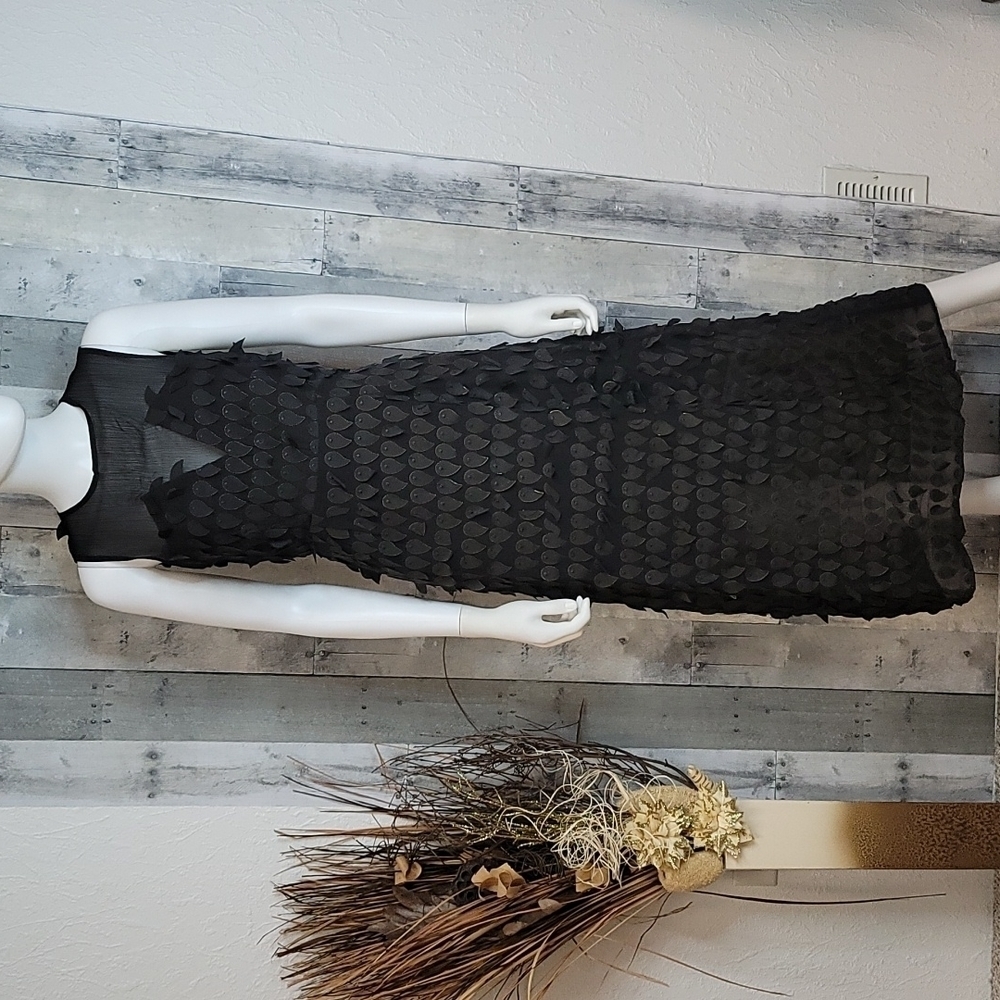 Foxiedox Feather Sleeveless Maxi Dress